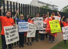 Didlake Workers Protest